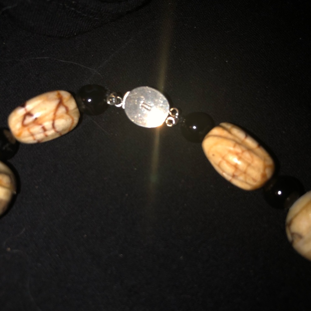 Vintage Ethnic Bead Necklace - Picture 5 of 11